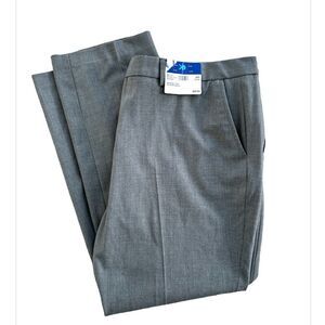 NEW Egara Men’s Gray Dress Pants 42x30 Suit Separates Stretch Slim Fit Slacks